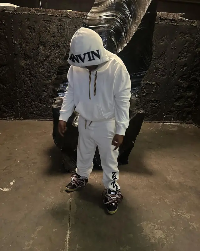 Big30 outfit in Lanvin and Future Merch, 2024