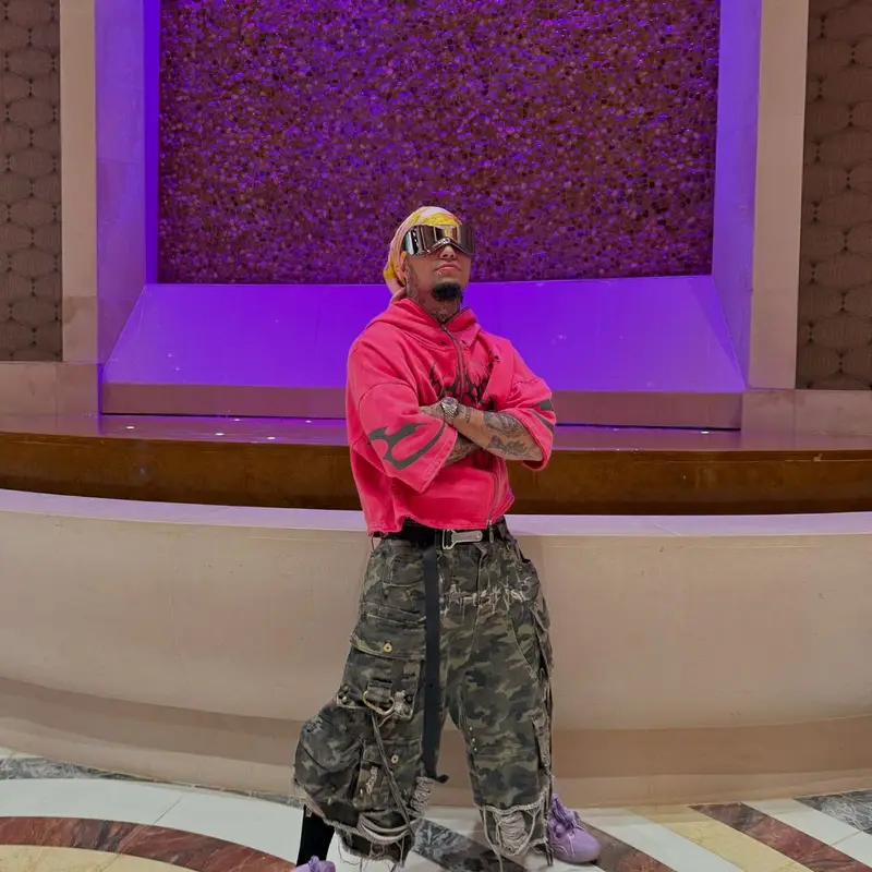 Lil Pump outfit in Lanvin, Balenciaga, and No Name, 2024