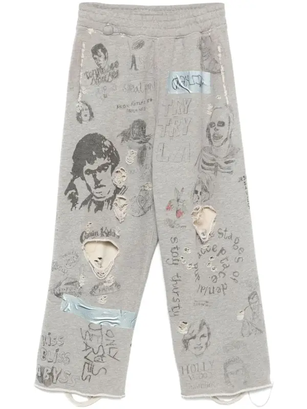 Paly Fashion Track Pants In Grey $720
