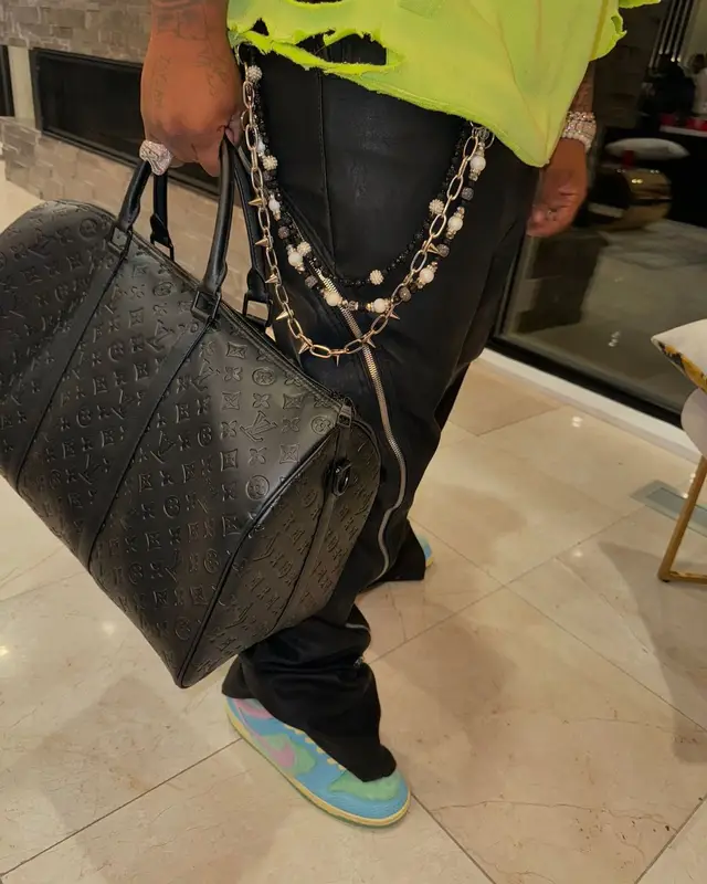 YTB Fatt outfit in Balenciaga, Rick Owens, and New Era, 2024
