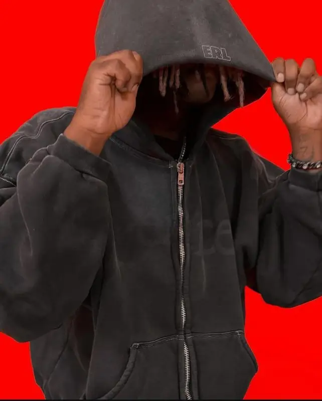 Ken Carson outfit in ERL, Rick Owens, and Moncler, 2024