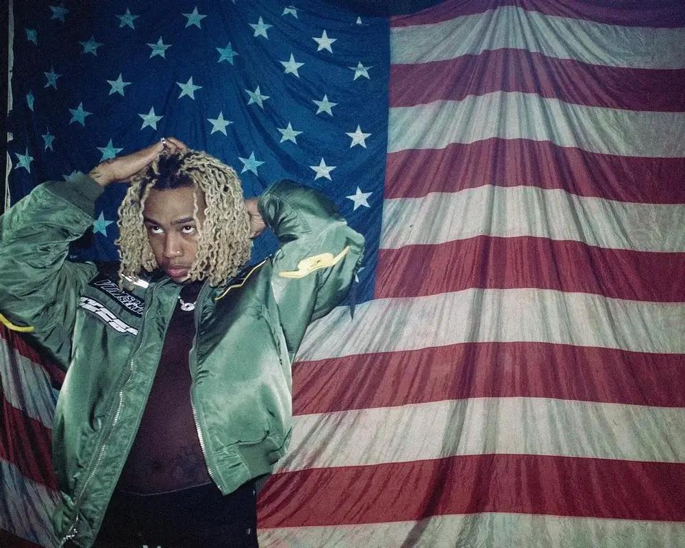 Rich Amiri outfit in Vetements, Rick Owens, and Alpha Industries, 2024