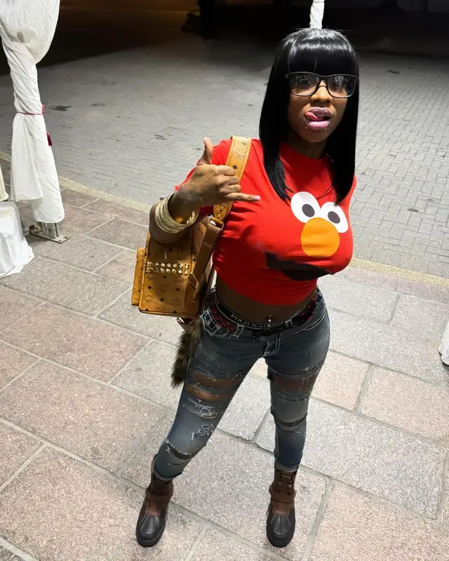 Sexyy Red outfit in No Name, MCM, and Ralph Lauren, 2024
