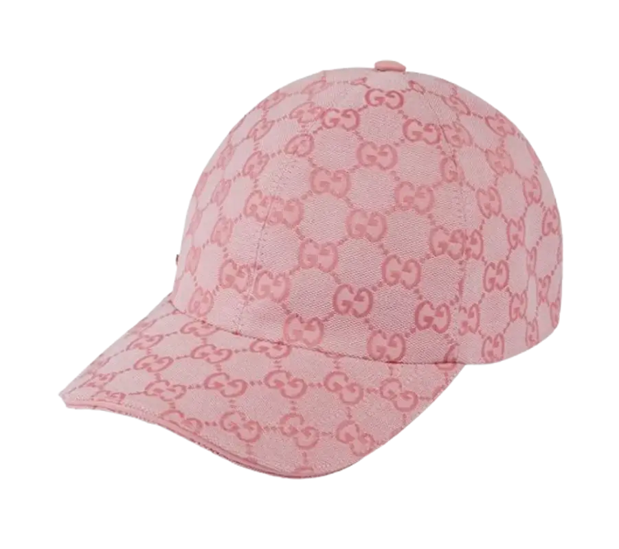 Gucci Gg Canvas Baseball Hat In Pink $550