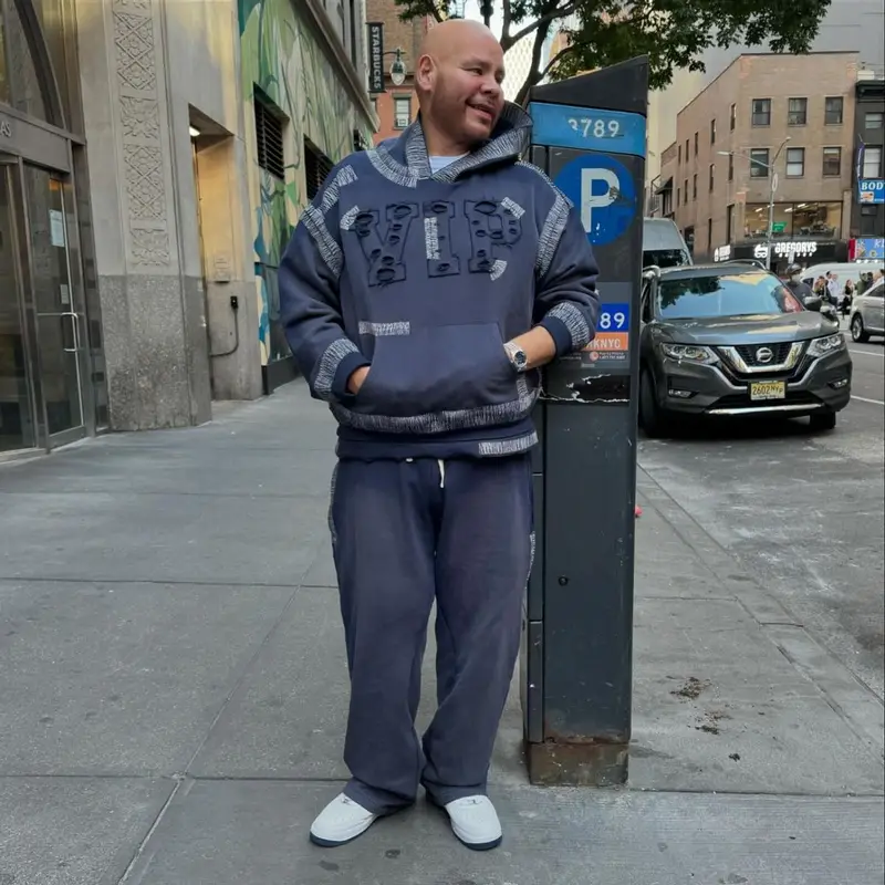 Fat Joe outfit in Earthling VIP, Nike, and Rolex, 2024