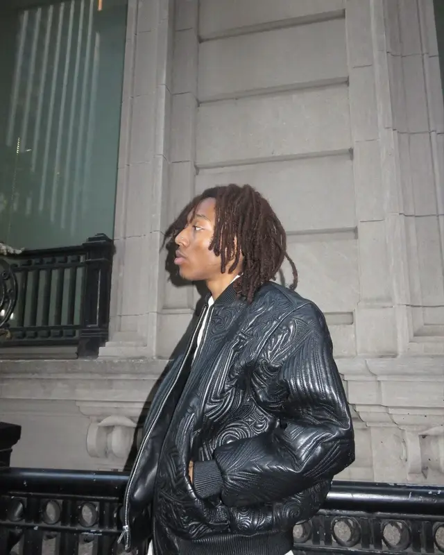 Lil Tecca outfit in Supreme, Rick Owens, and Enfants Riches Deprimes, 2024