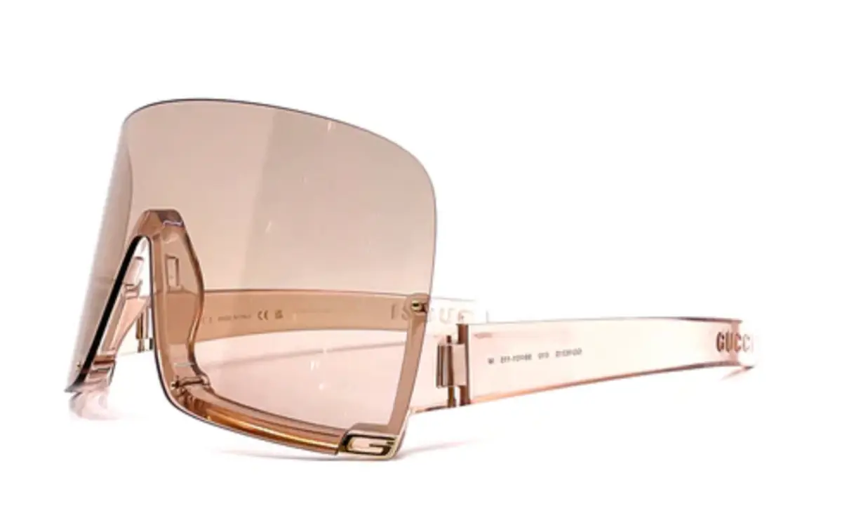 Gucci GG1631S 010 Shield Sunglasses $275