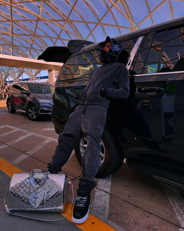 NLE Choppa outfit in Park Seo-Bo and Louis Vuitton, 2024