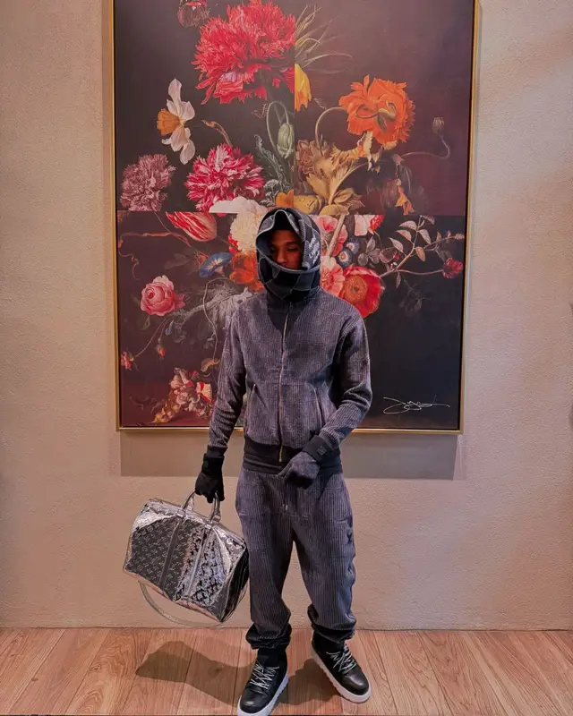 NLE Choppa outfit in Park Seo-Bo and Louis Vuitton, 2024