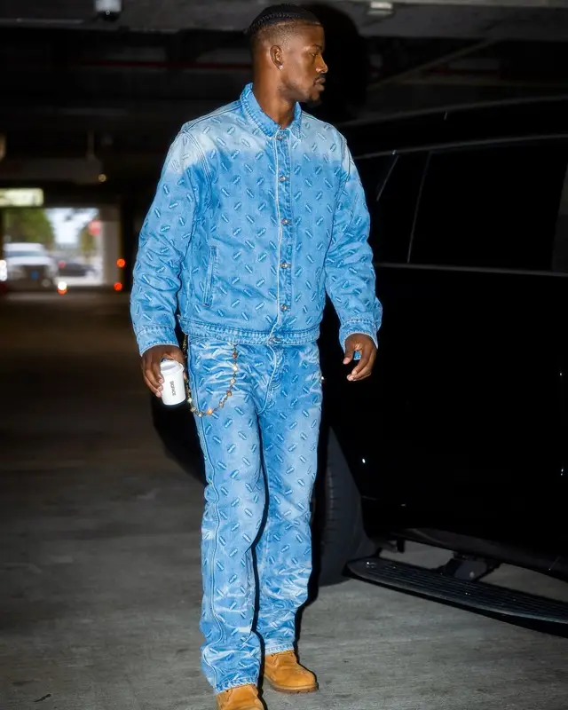 Jimmy Butler outfit in Who Decides War, Timberland, and StarChain World, 2024