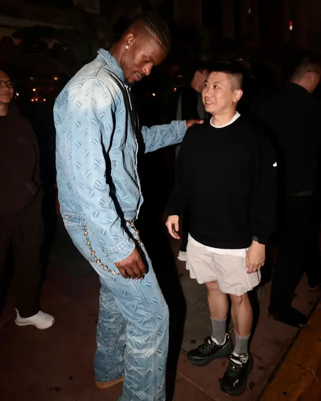 Jimmy Butler outfit in Who Decides War, Timberland, and StarChain World, 2024
