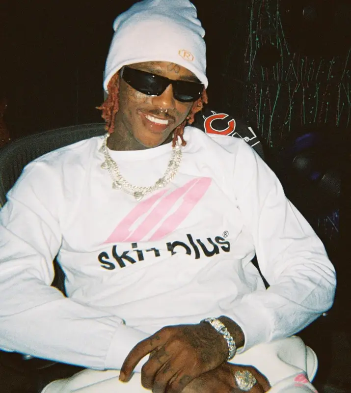 Famous Dex outfit in Ski, Prada, and McDonald's Merch, 2024