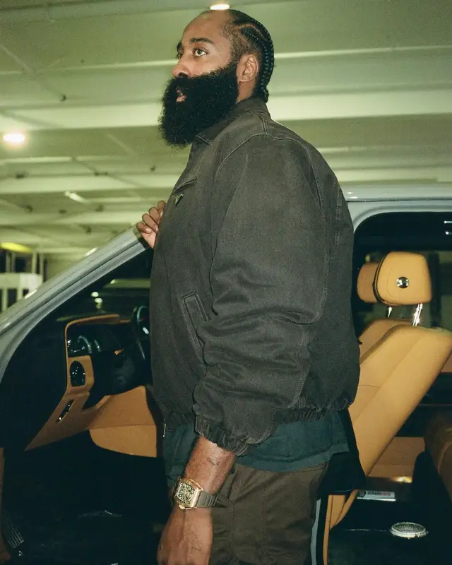 James Harden outfit in Prada, 2024