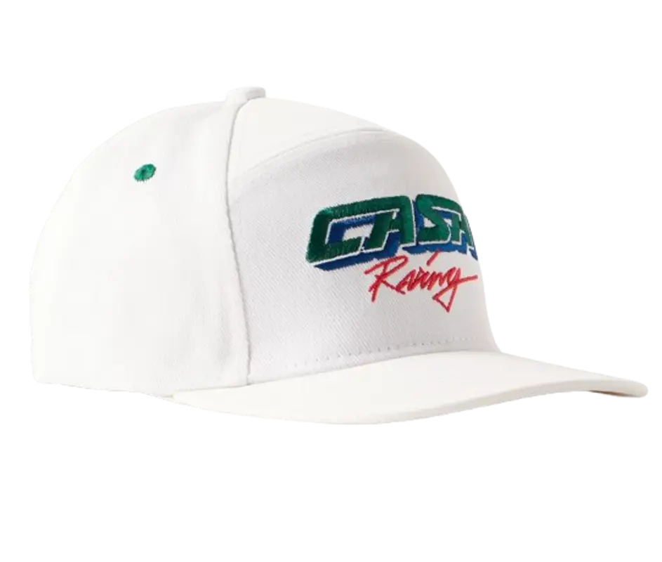 Casablanca Casa Racing Logo-Embroidered Cotton-Twill Baseball Cap $275