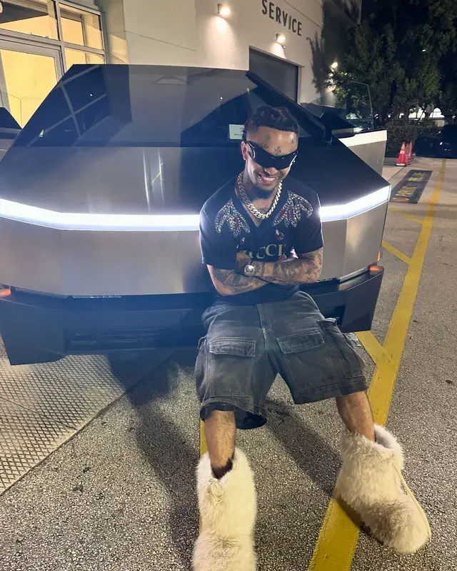 Lil Pump outfit in Gucci and Balenciaga, 2024