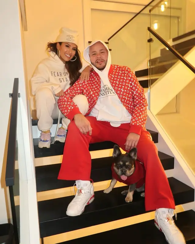 Fat Joe outfit in Supreme, Balenciaga, and Louis Vuitton, 2024