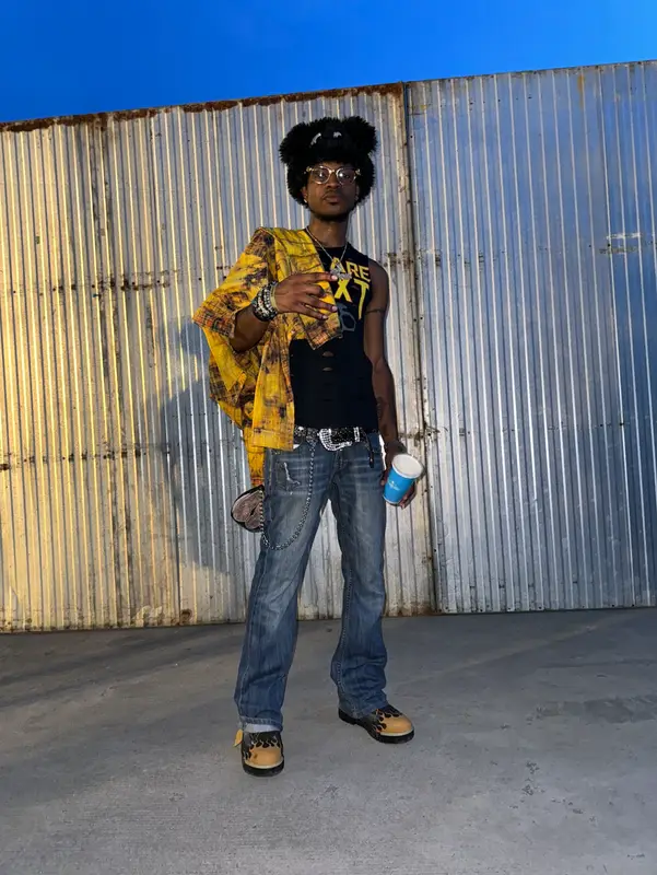 Chow Lee outfit in LaRopa, Timberland, and Loso NYC, 2024