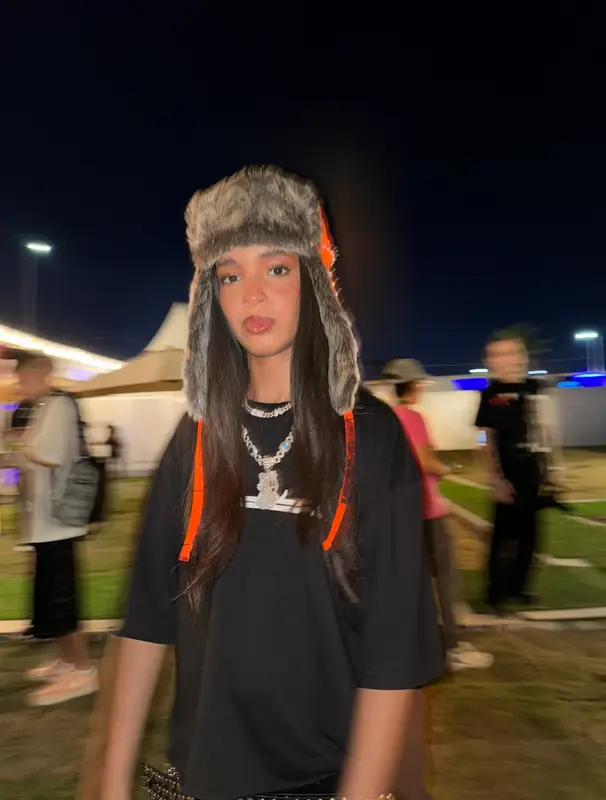 Dina Ayada outfit in Balenciaga, Aguv4ro Studio, and Crocs, 2024