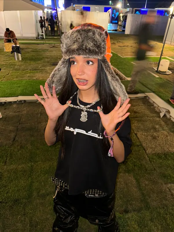 Dina Ayada outfit in Balenciaga, Aguv4ro Studio, and Crocs, 2024