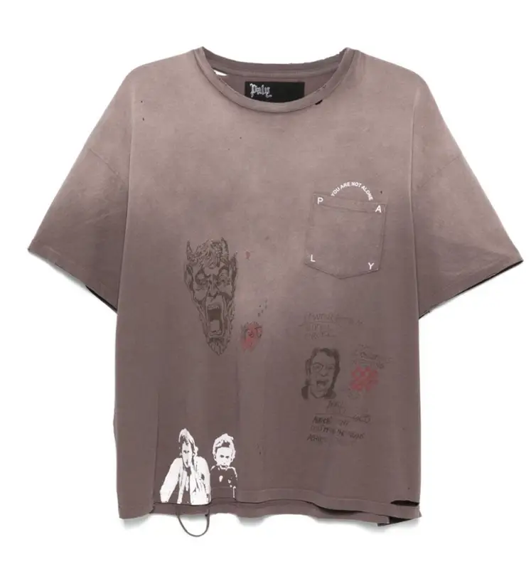 Paly Gummo Pocket T-shirt In Brown $344