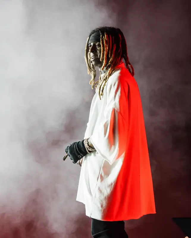 Lil Wayne outfit in Rick Owens and Balenciaga, 2024