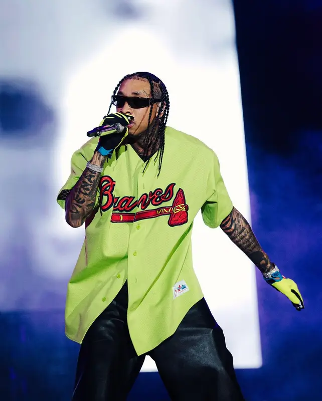 Tyga outfit in Vintage, Chrome Hearts, and Supreme, 2024
