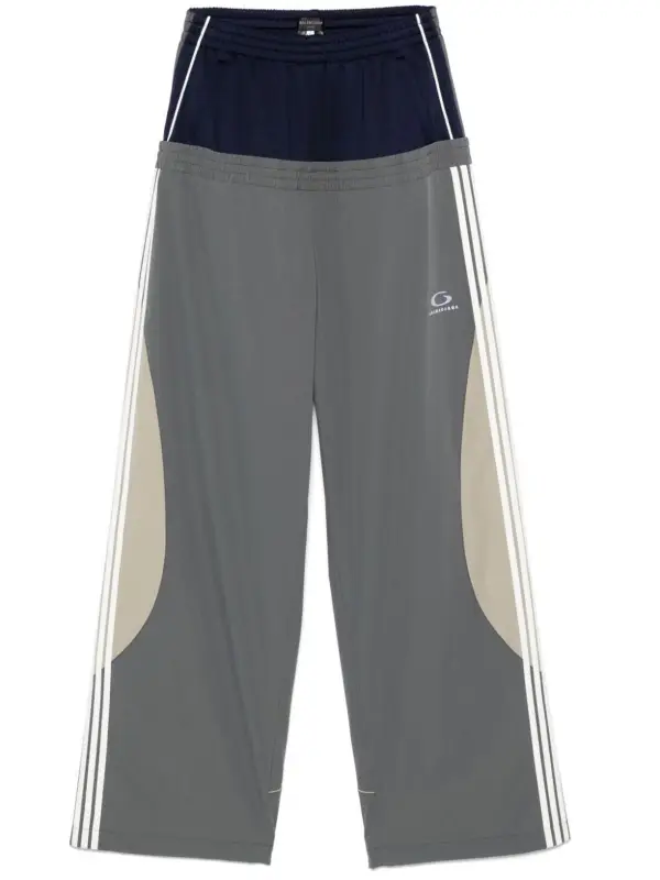 Balenciaga Cut-out Track Pants In Grey $2310
