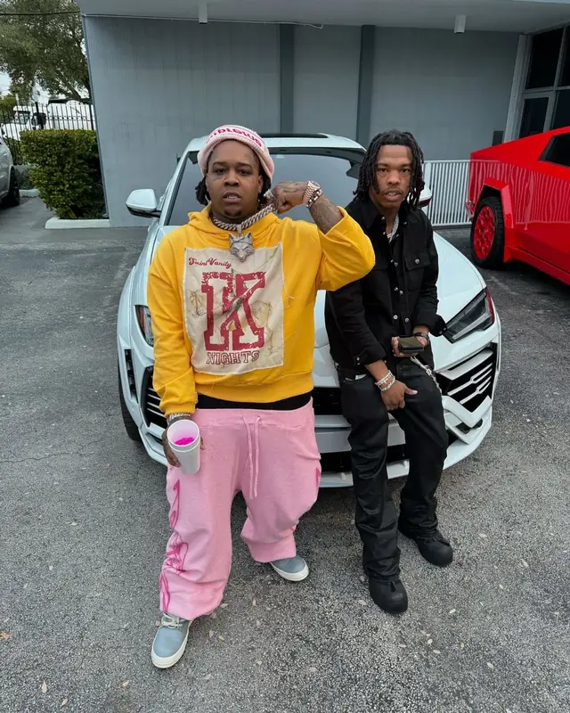 YTB Fatt outfit in Rick Owens, Supreme, and New Era, 2024