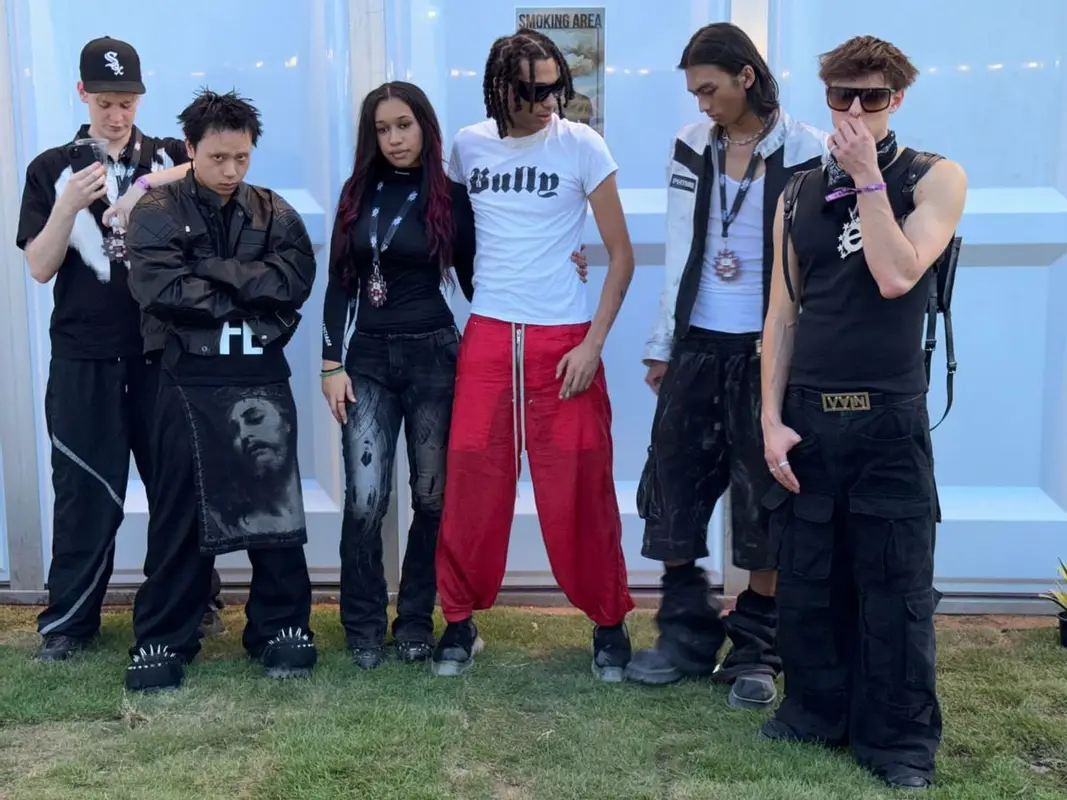 Uneek outfit in Bully, Rick Owens, and Retrosuperfuture, 2024