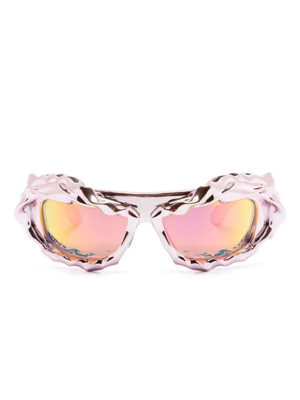 Ottolinger Biker-frame Sunglasses In Pink $426