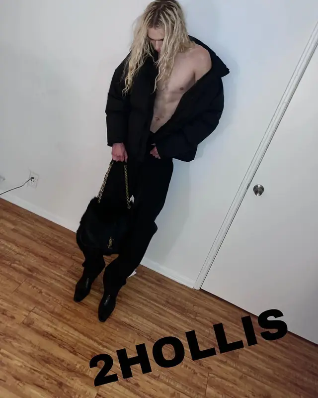 2hollis outfit in Canada Goose and Saint Laurent, 2024