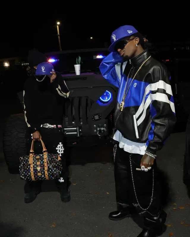 Playboi Carti outfit in Vetements, Tom Ford, and Playboi Carti Merch, 2024