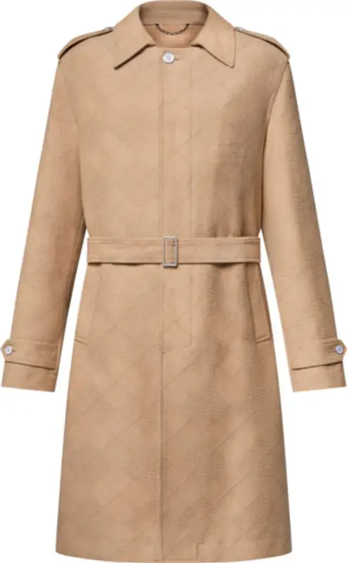 Louis Vuitton Cotton-Silk Blend Trench $3900
