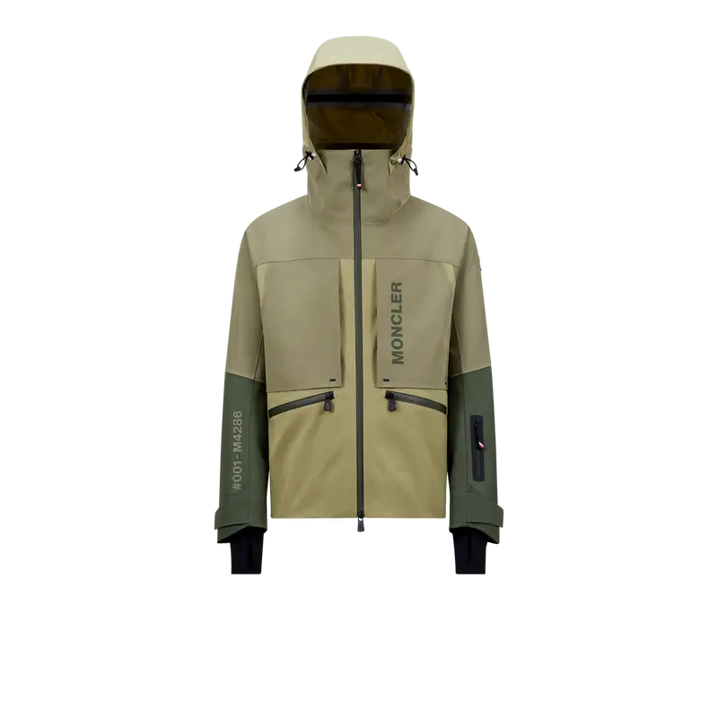 Moncler Grenoble Logo Printed Hooded Jacket In Multicolor $2964