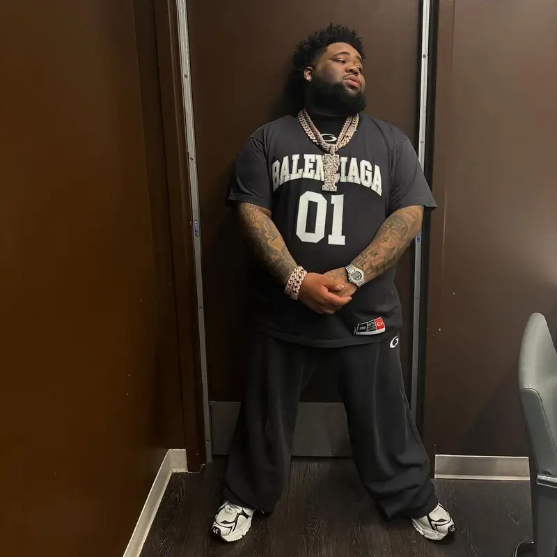 Rod Wave outfit in Balenciaga, 2025