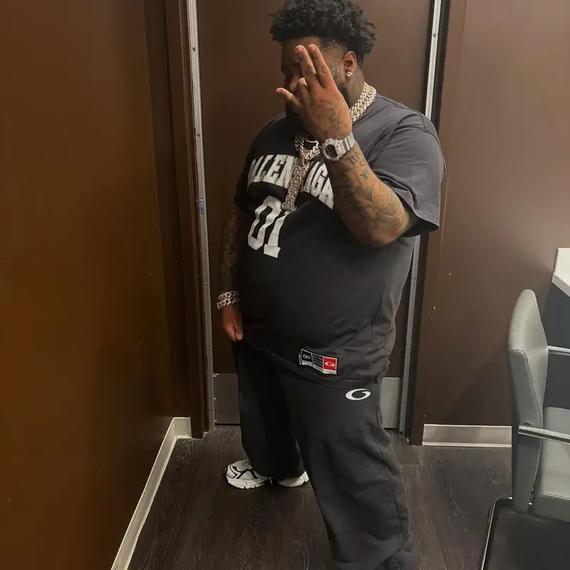 Rod Wave outfit in Balenciaga, 2025