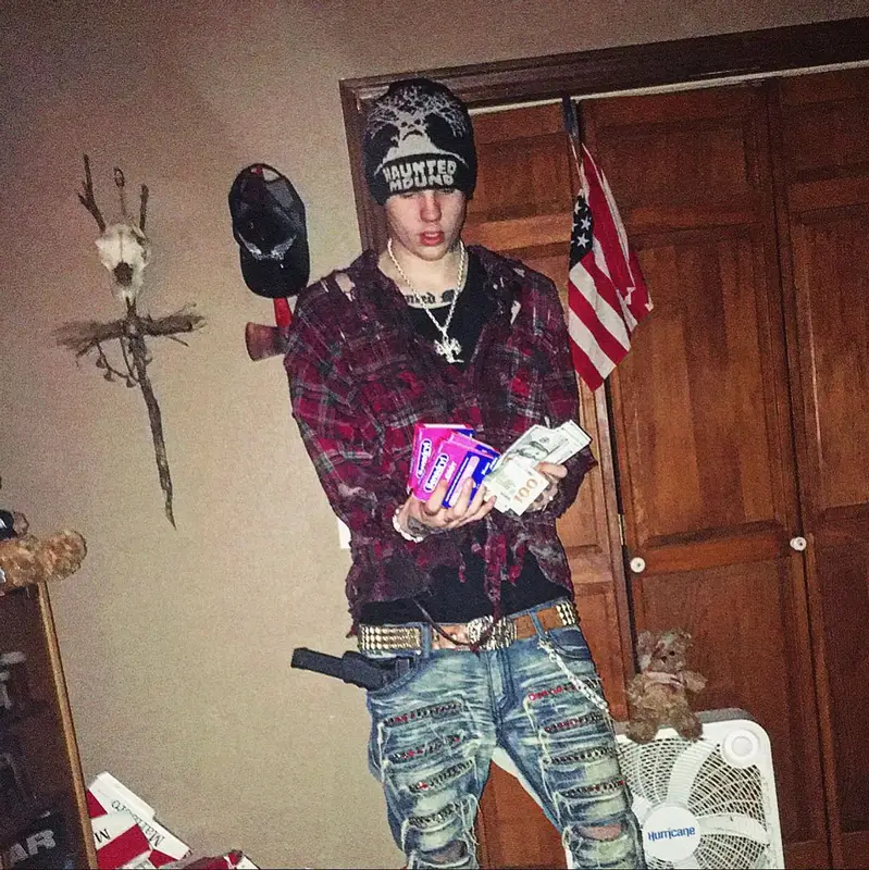 Sematary outfit in Robins Jeans, Balenciaga, and Haunted Mound, 2025