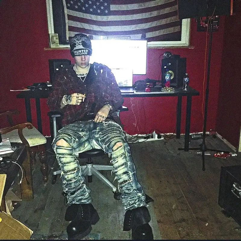 Sematary outfit in Robins Jeans, Balenciaga, and Haunted Mound, 2025