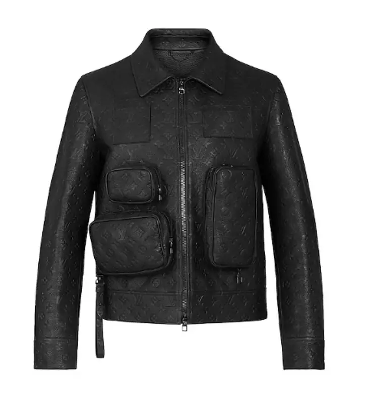 Louis Vuitton Monogram Embossed Utility Jacket $9550