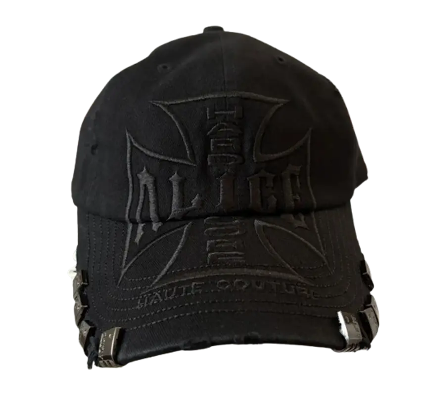 Alice Black Out Chopper Hat $250