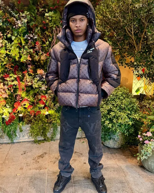 Nemzzz outfit in Louis Vuitton, 2025