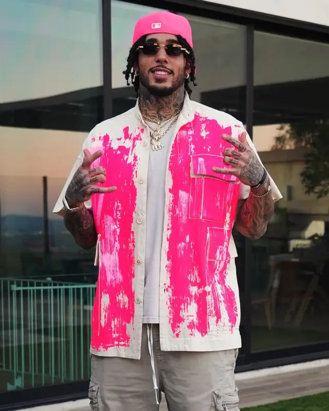 LiAngelo Ball outfit in Marni, Cartier, and New Era, 2024