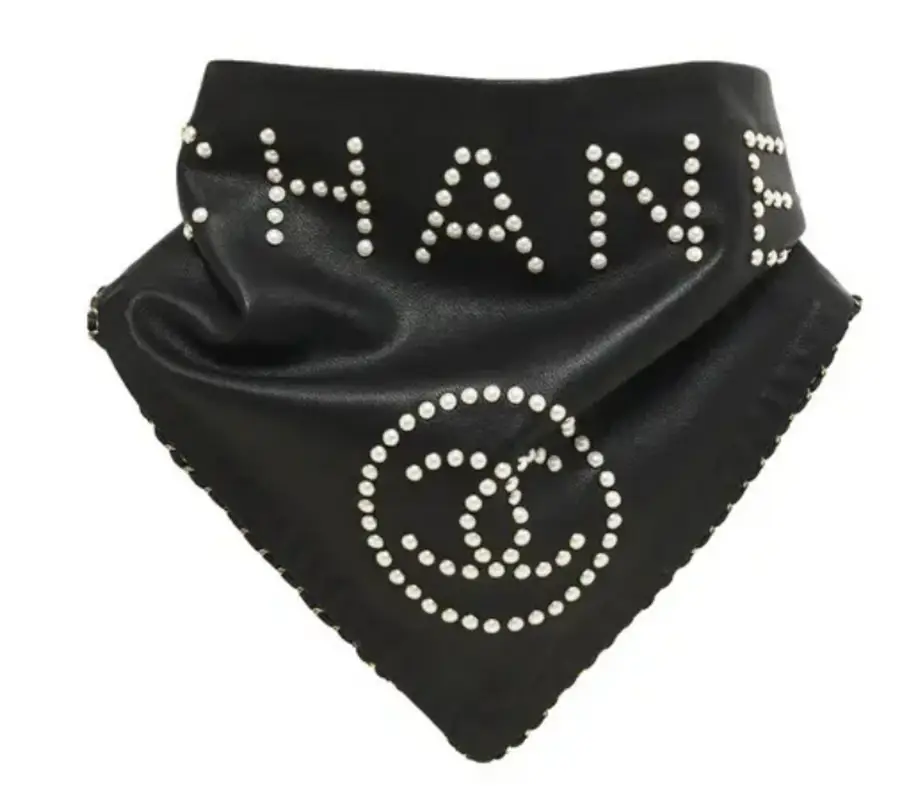 Chanel Scarf In Black $1182