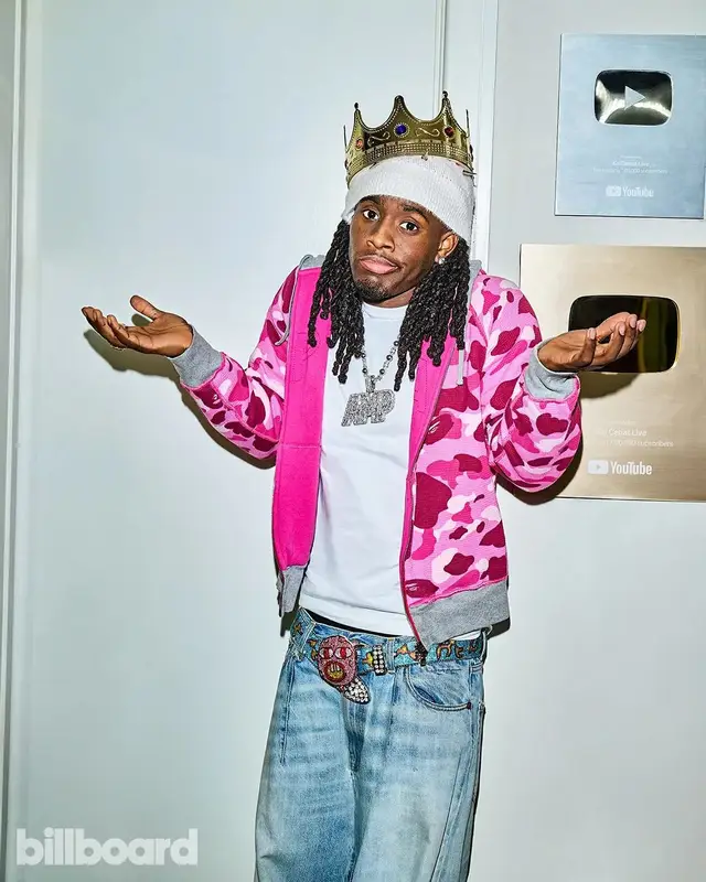 Kai Cenat outfit in Bape, R13, and unWarranted, 2025