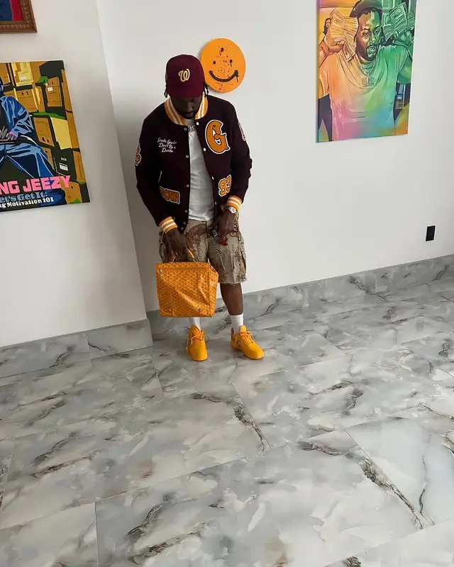 Peezy outfit in Gallery Dept., Nike, and New Era, 2025