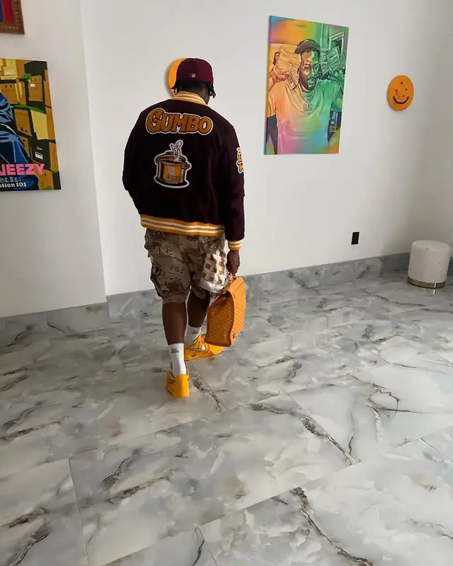 Peezy outfit in Gallery Dept., Nike, and New Era, 2025