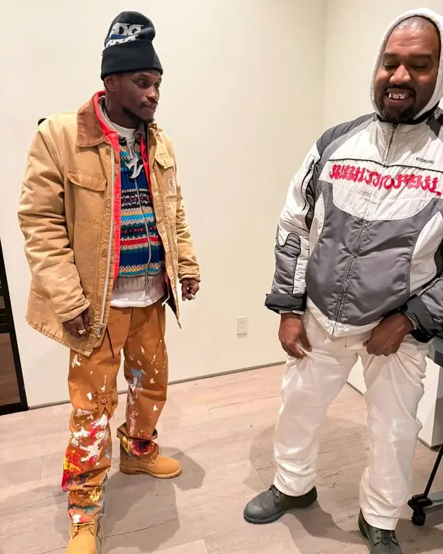 ASAP Nast outfit in Carhartt, Sacai, and Comme Des Garcons, 2025