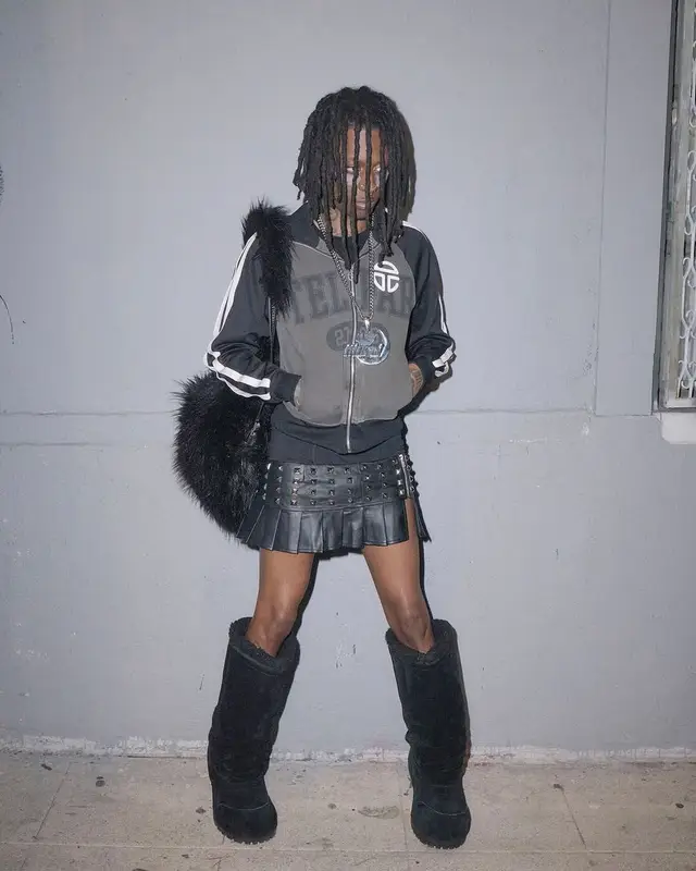 Skaiwater outfit in Telfar, Balenciaga, and The Kript, 2025