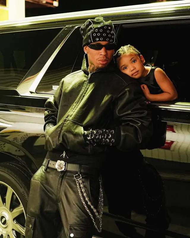 NLE Choppa outfit in Marine Serre, Julius, and Ernest W. Baker, 2025