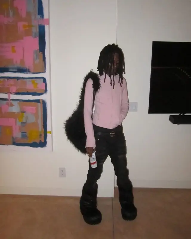 Skaiwater outfit in Lululemon, Balenciaga, and Telfar, 2025